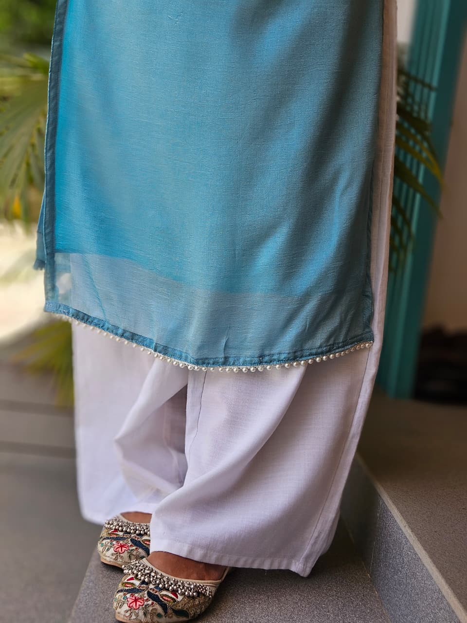 Sky Blue Kurti